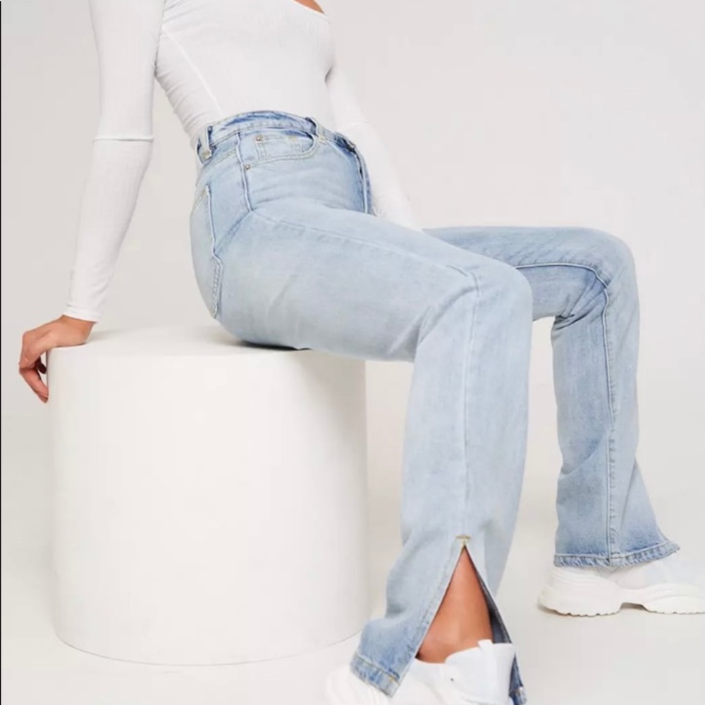 Missguided new split seam jeans